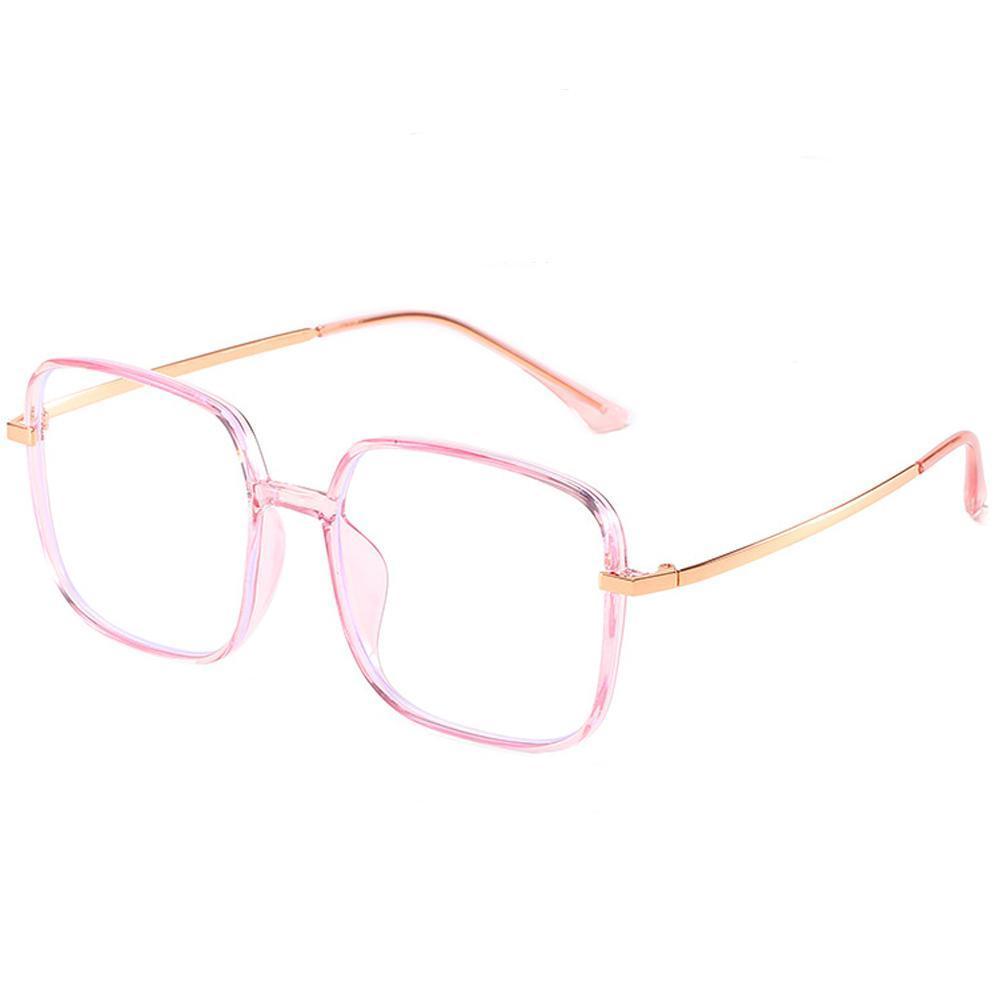 Star - Fashion Blue Light Blocking Computer Reading Gaming Glasses - Transparent Pink - mymoonlampuk