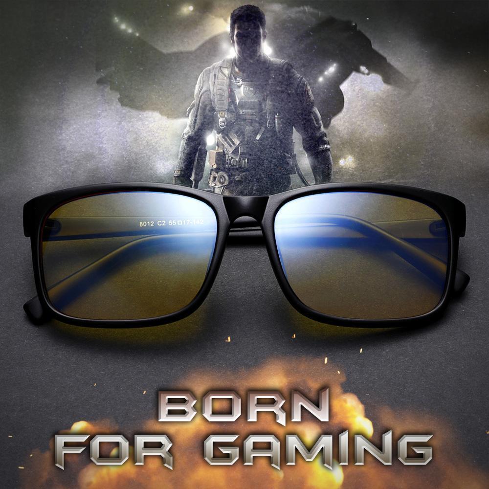 Blizzard - Adults Professional Gaming Glasses Blue Light Blocking Glasses - Matte Black - mymoonlampuk