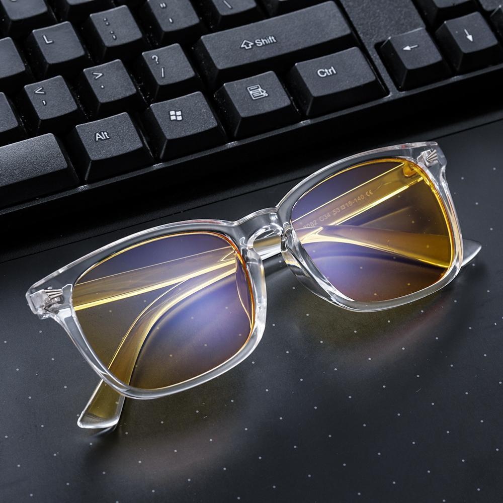 SIERRA - Adults Professional Gaming Glasses Blue Light Blocking Glasses - Clear Crystal - mymoonlampuk