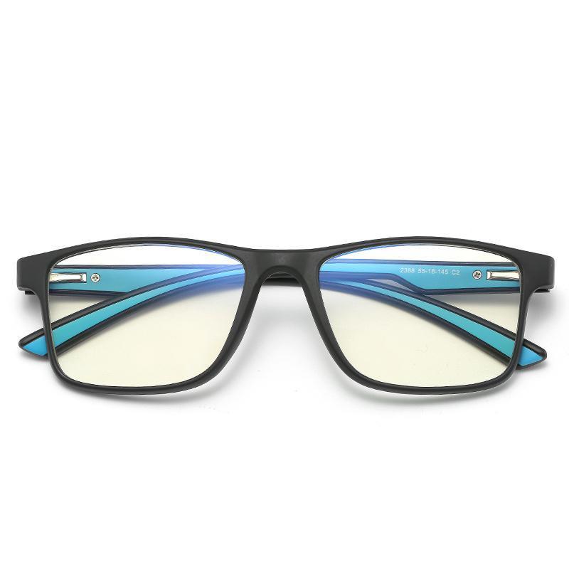 Thoth - (Age 13-18)Teens Blue Light Blocking Computer Reading Gaming Glasses - Matte Black/Blue - mymoonlampuk