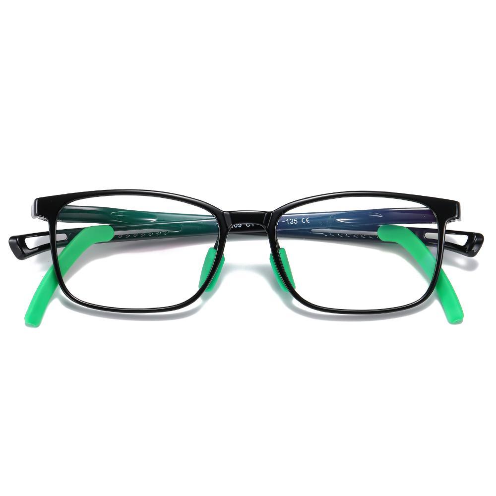 Clever - (Age 5-13)Children Non-slip Blue Light Blocking Glasses-Black - mymoonlampuk