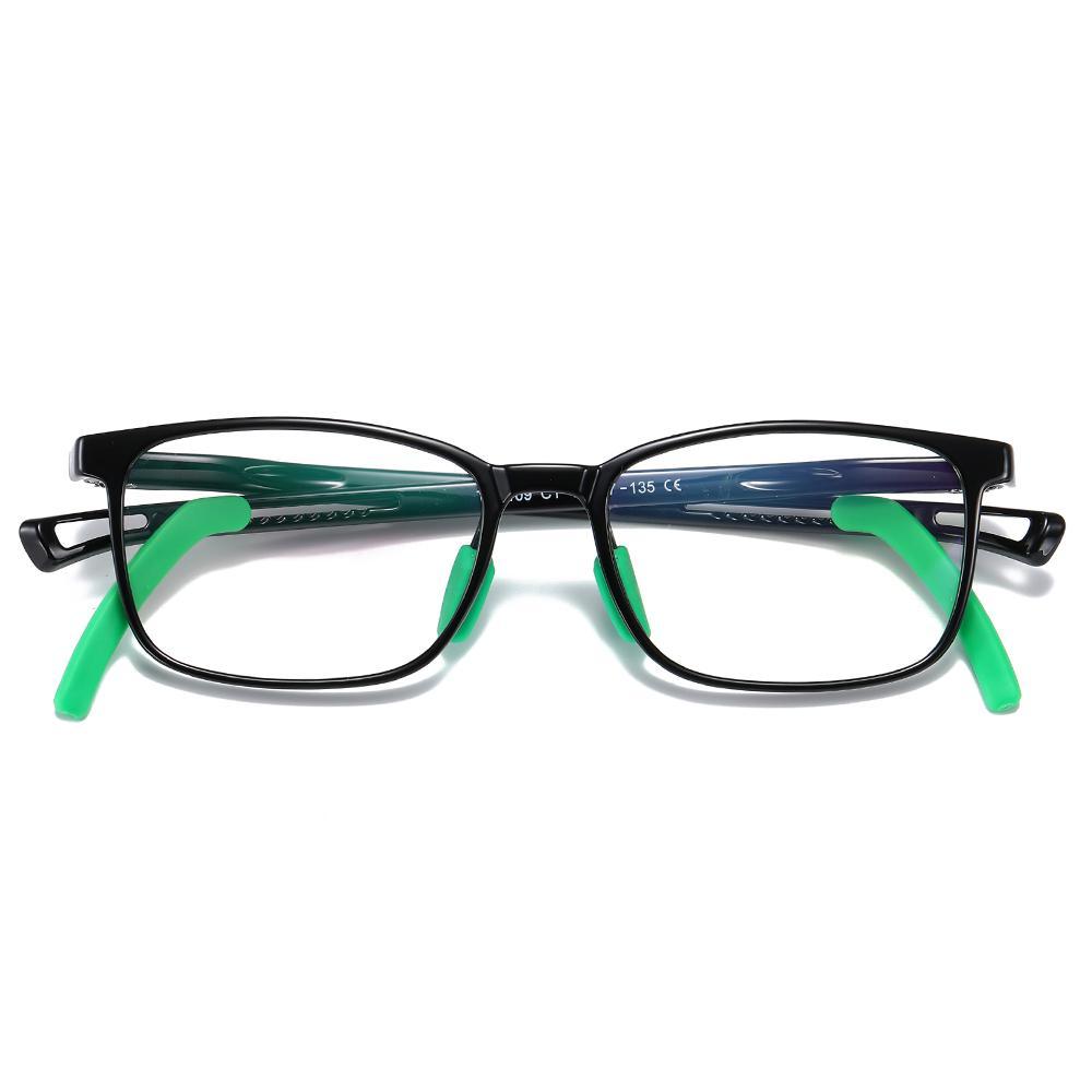 Clever - (Age 5-13)Children Non-slip Blue Light Blocking Glasses-Black - mymoonlampuk