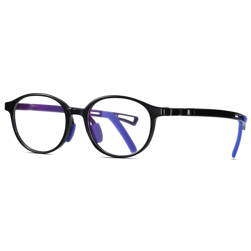 Lively - (Age 5-13)Children Non-slip Blue Light Blocking Glasses-Black - mymoonlampuk