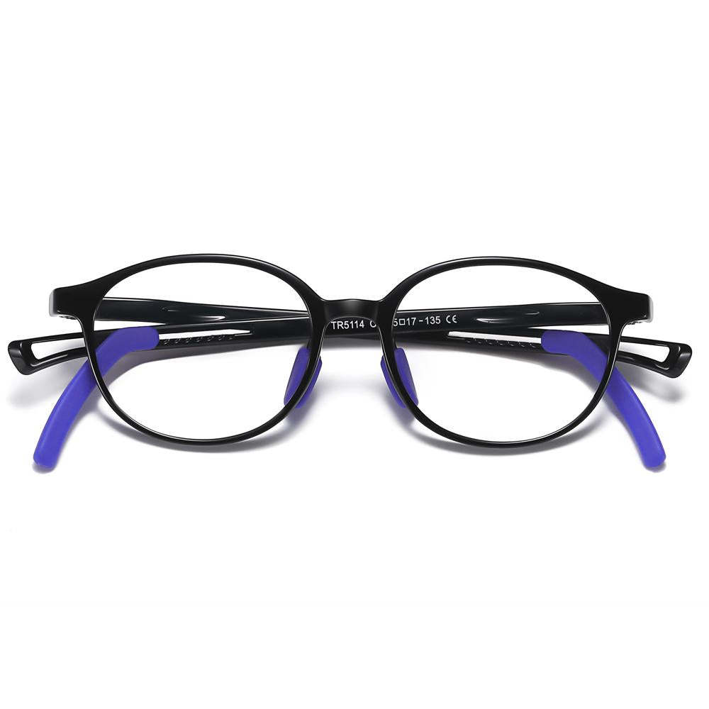 Lively - (Age 5-13)Children Non-slip Blue Light Blocking Glasses-Black - mymoonlampuk