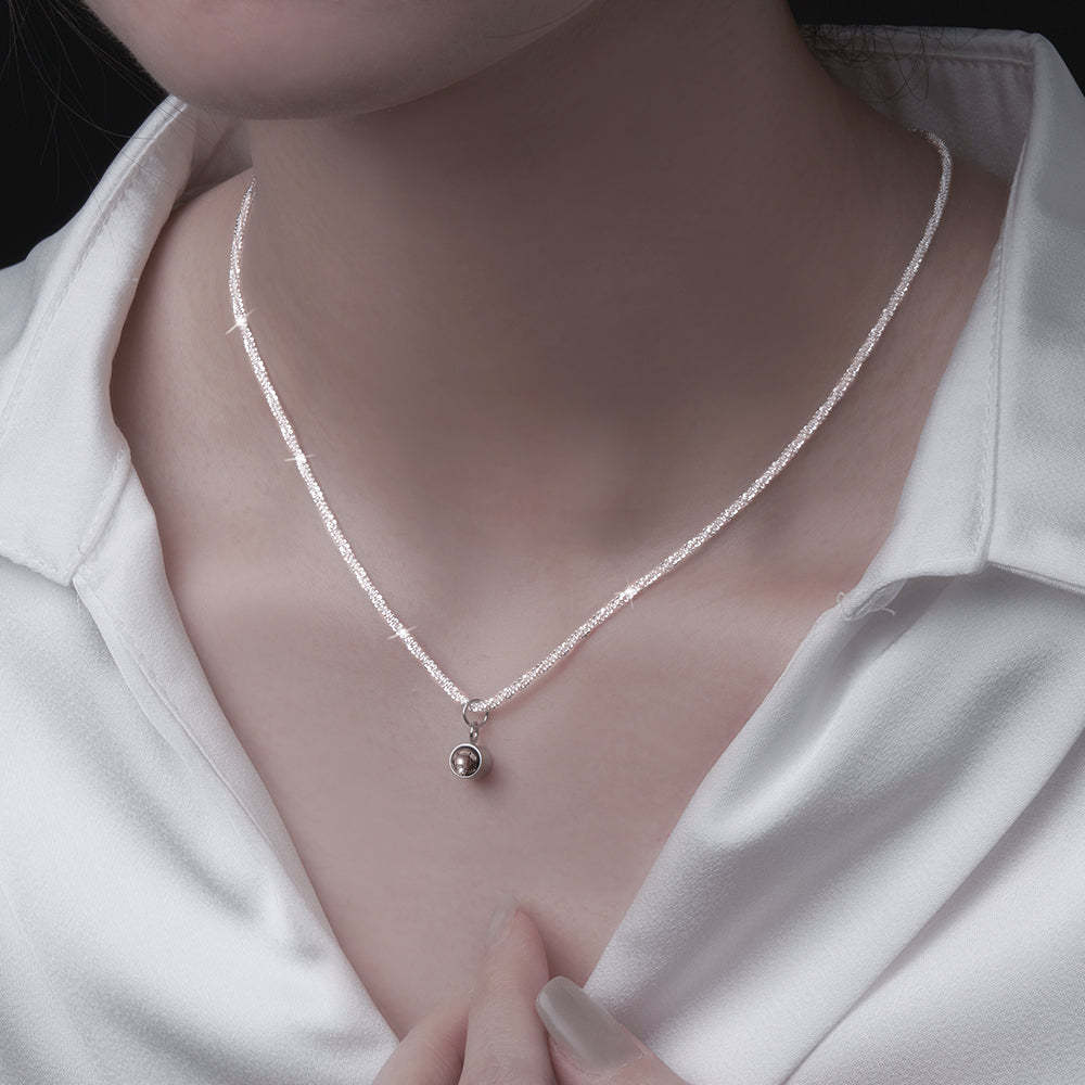 Custom Projection Necklace Fashion Cauliflower Chain Girl Gift - MyMoonLampUk
