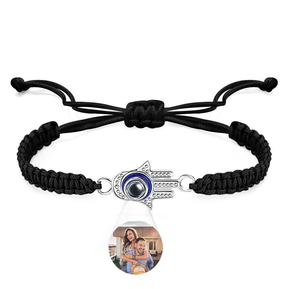 Custom Projection Bracelet Evil Eye Fashion Men's Gift - MyMoonLampUk