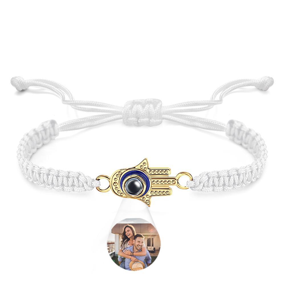 Custom Projection Bracelet Evil Eye Fashion Men's Gift - MyMoonLampUk