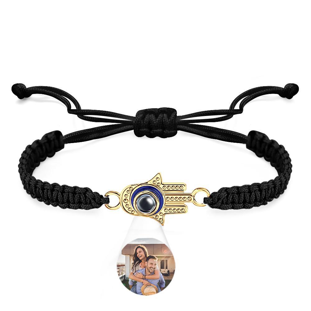 Custom Projection Bracelet Evil Eye Fashion Men's Gift - MyMoonLampUk