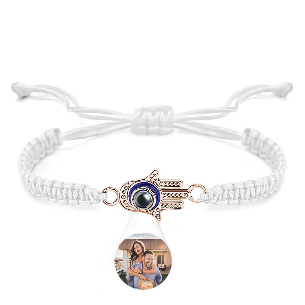 Custom Projection Bracelet Evil Eye Fashion Men's Gift - MyMoonLampUk