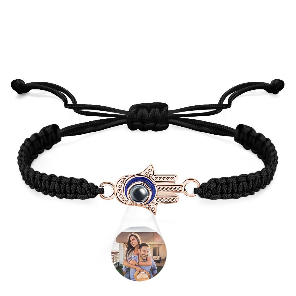 Custom Projection Bracelet Evil Eye Fashion Men's Gift - MyMoonLampUk