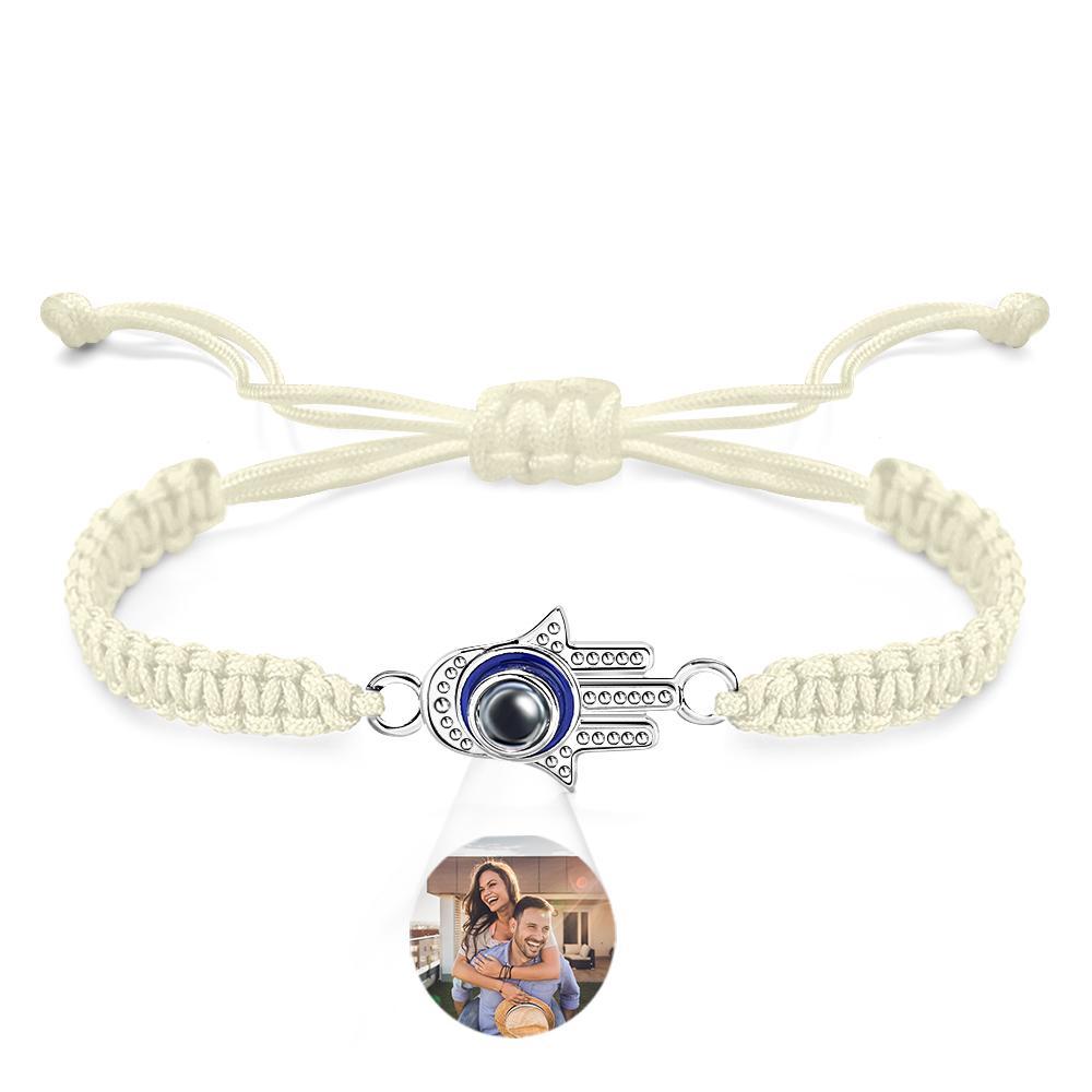 Custom Projection Bracelet Evil Eye Fashion Men's Gift - MyMoonLampUk