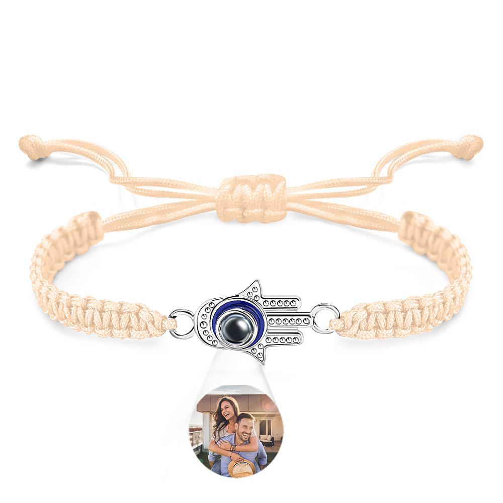Custom Projection Bracelet Evil Eye Fashion Men's Gift - MyMoonLampUk