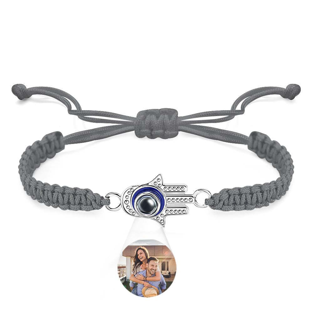 Custom Projection Bracelet Evil Eye Fashion Men's Gift - MyMoonLampUk