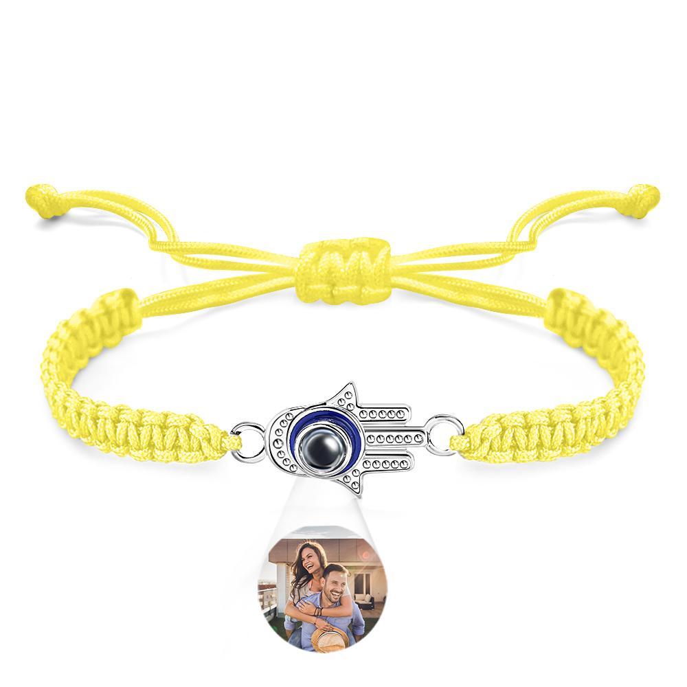 Custom Projection Bracelet Evil Eye Fashion Men's Gift - MyMoonLampUk
