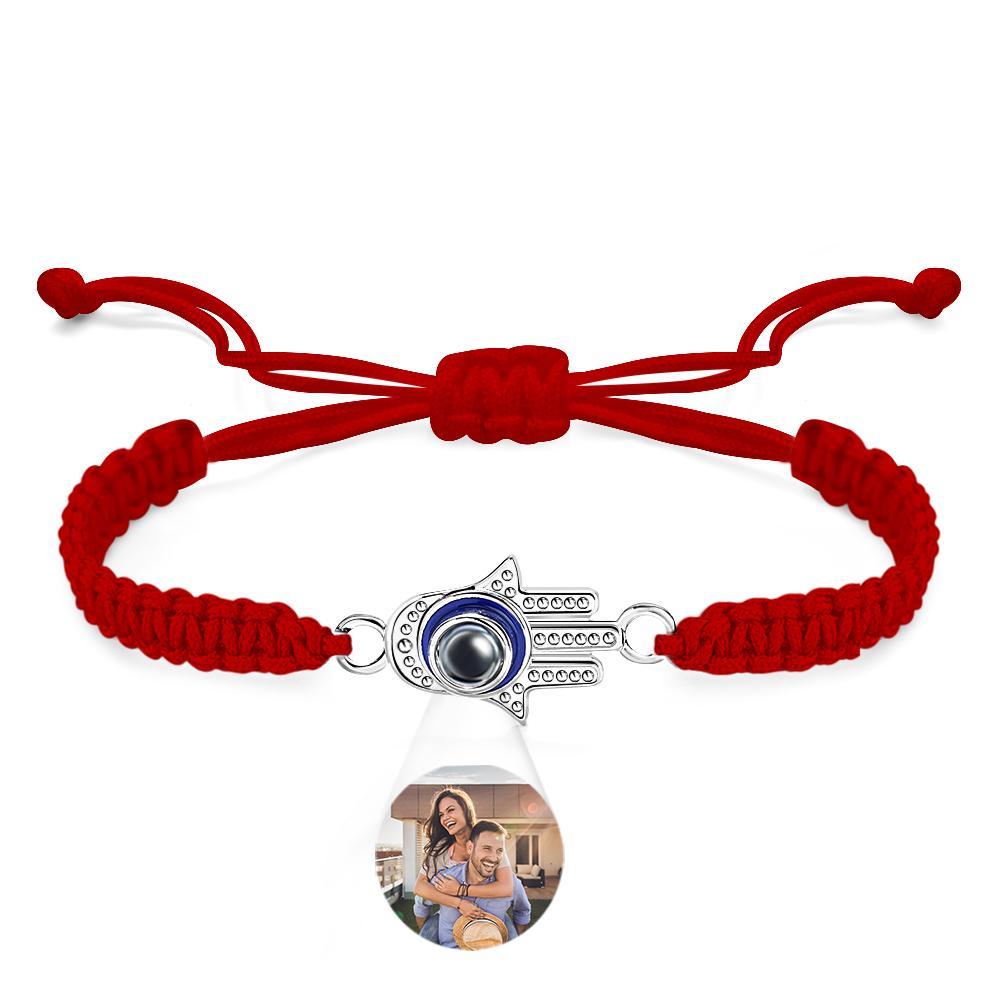 Custom Projection Bracelet Evil Eye Fashion Men's Gift - MyMoonLampUk