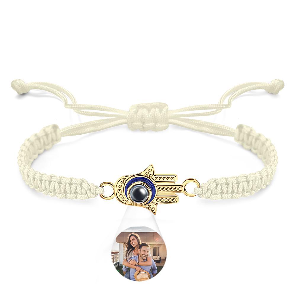 Custom Projection Bracelet Evil Eye Fashion Men's Gift - MyMoonLampUk