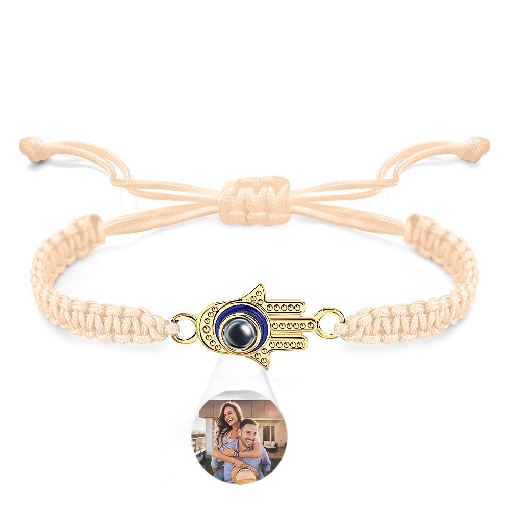 Custom Projection Bracelet Evil Eye Fashion Men's Gift - MyMoonLampUk
