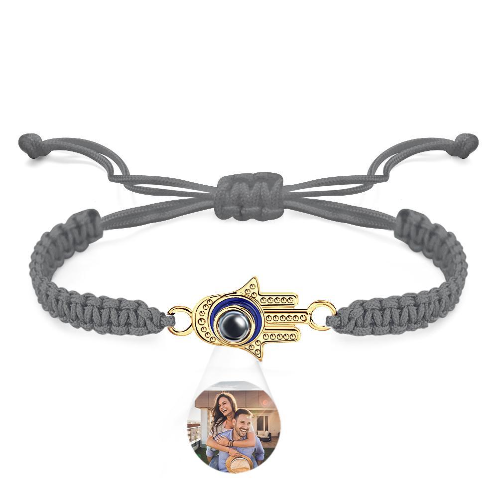 Custom Projection Bracelet Evil Eye Fashion Men's Gift - MyMoonLampUk