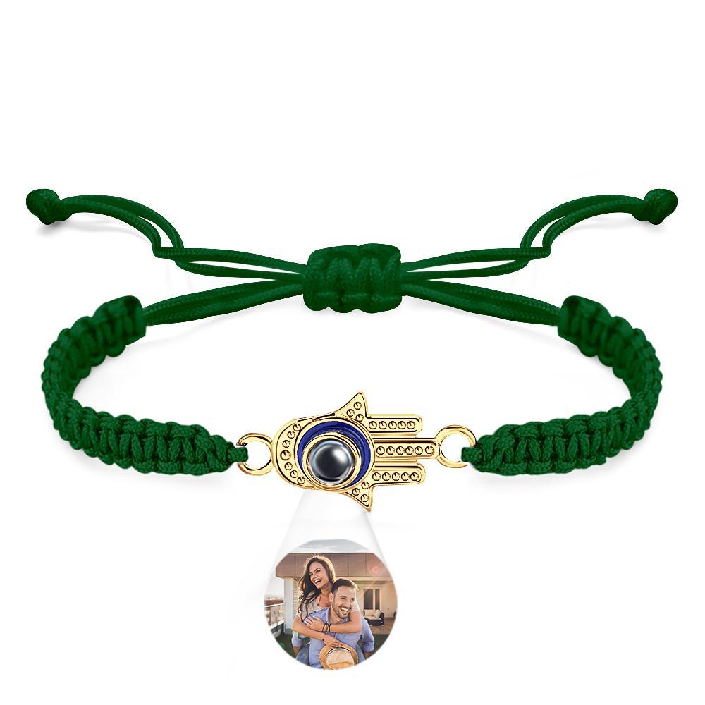 Custom Projection Bracelet Evil Eye Fashion Men's Gift - MyMoonLampUk