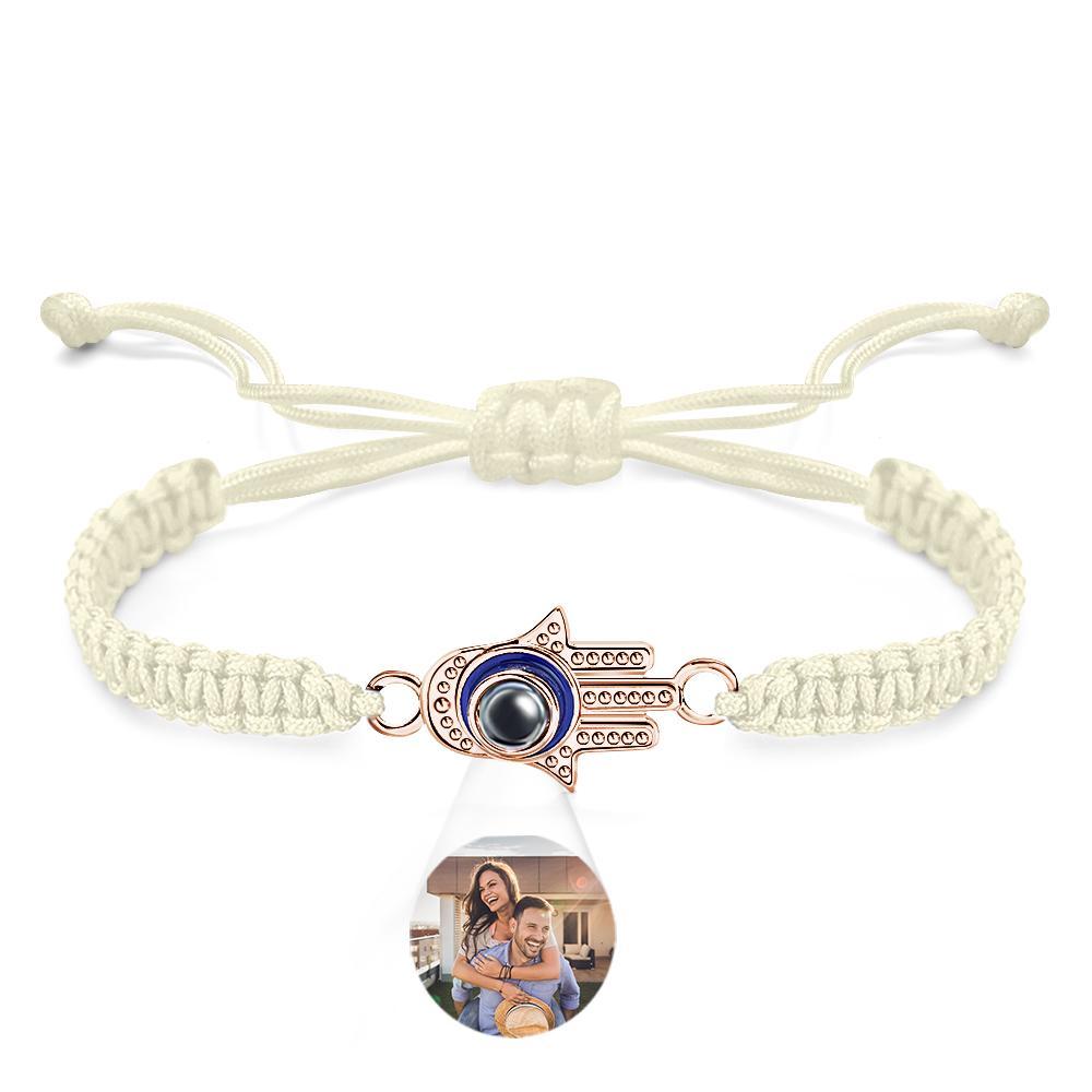 Custom Projection Bracelet Evil Eye Fashion Men's Gift - MyMoonLampUk
