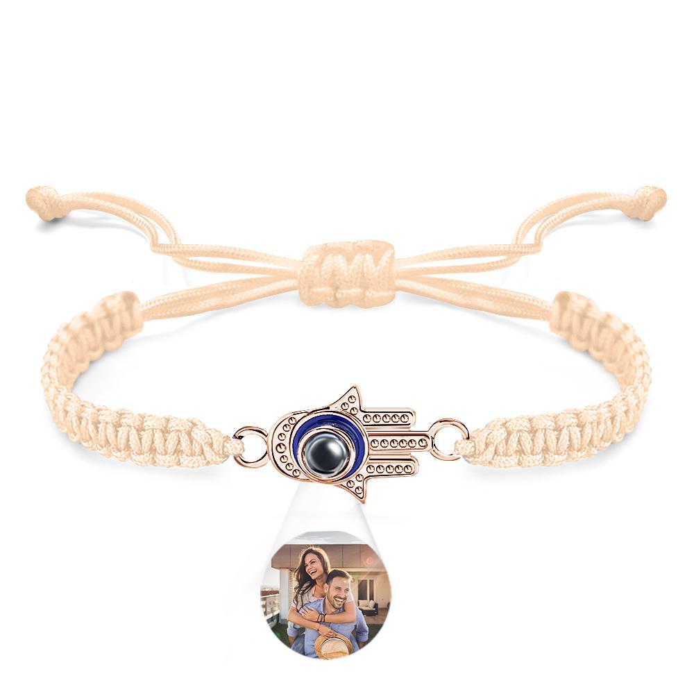 Custom Projection Bracelet Evil Eye Fashion Men's Gift - MyMoonLampUk