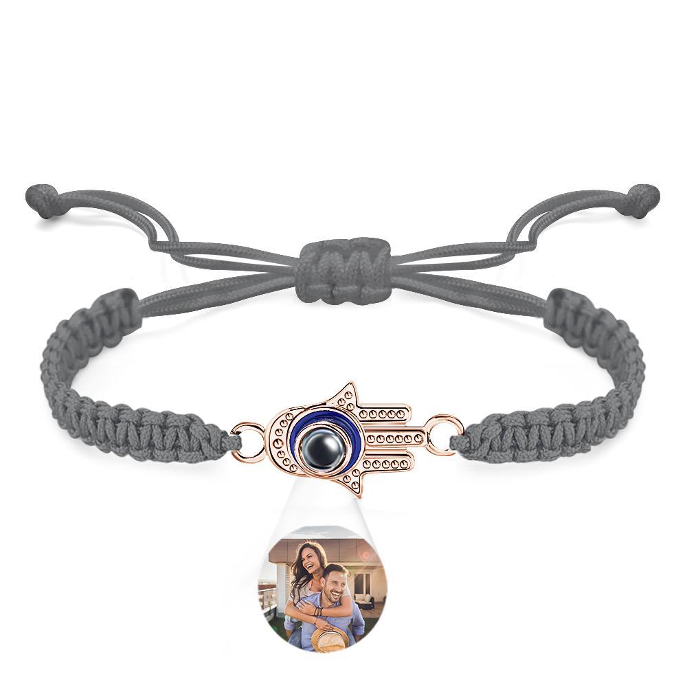 Custom Projection Bracelet Evil Eye Fashion Men's Gift - MyMoonLampUk