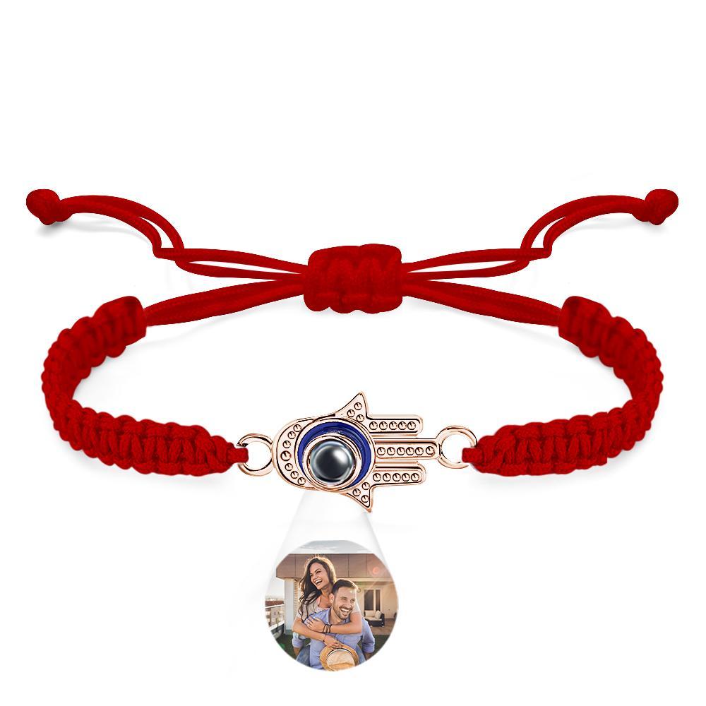 Custom Projection Bracelet Evil Eye Fashion Men's Gift - MyMoonLampUk
