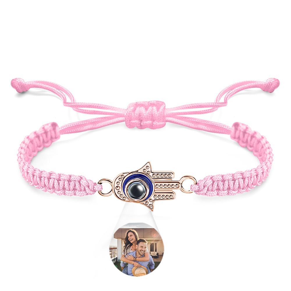 Custom Projection Bracelet Evil Eye Fashion Men's Gift - MyMoonLampUk