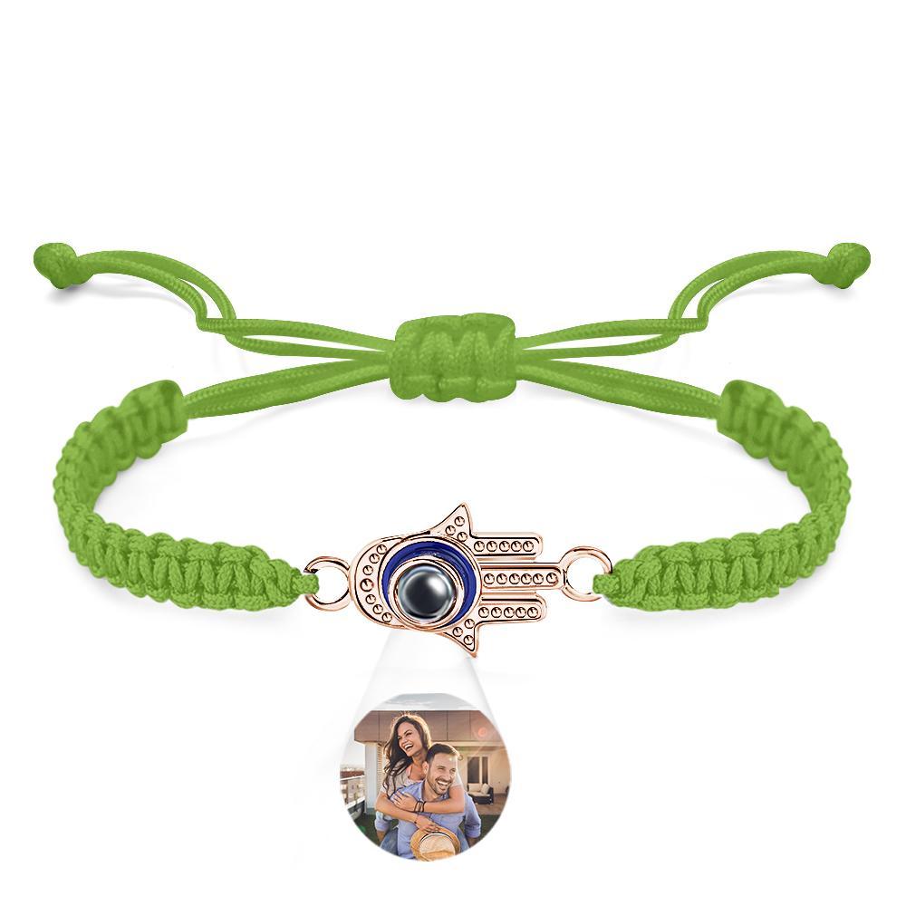 Custom Projection Bracelet Evil Eye Fashion Men's Gift - MyMoonLampUk