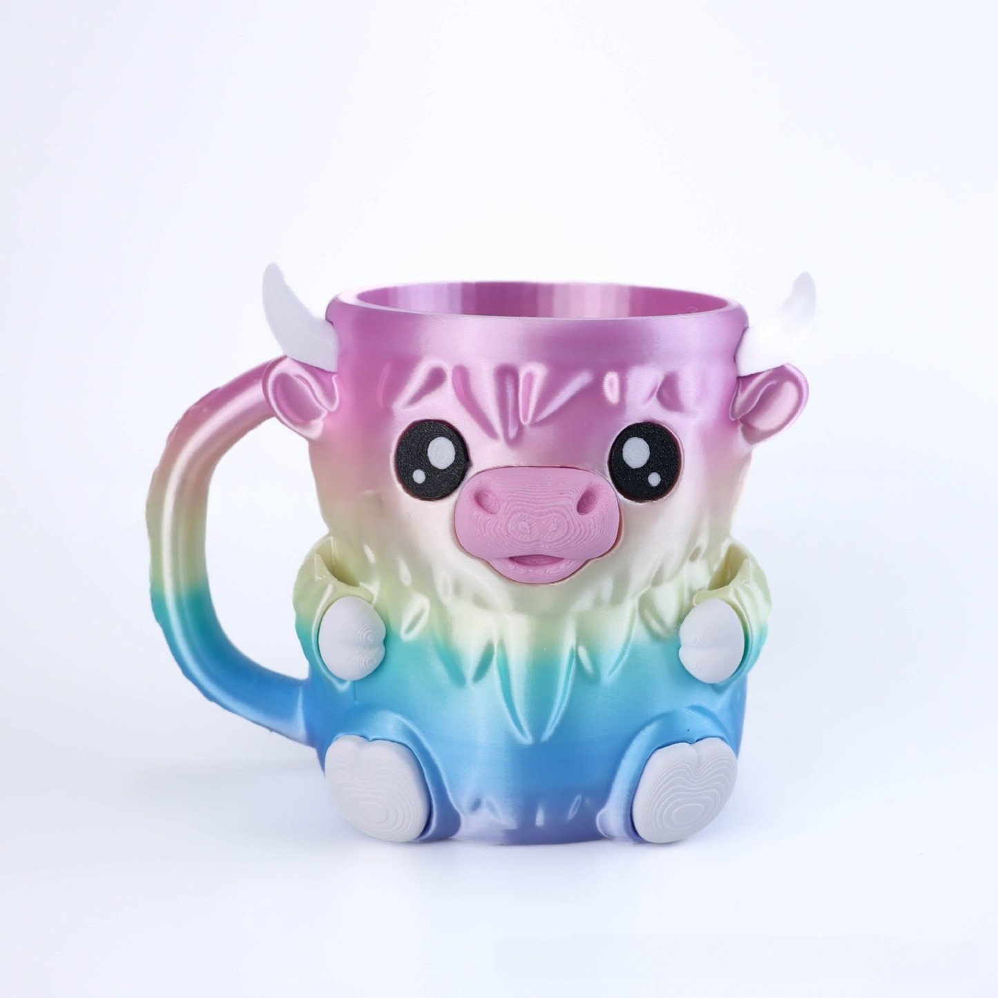 Christmas Gifts Cute Cow Style Ice Cream Pint Holder with Handle and Spoon – Reusable Antifreeze Cooler Sleeve for Ice Cream, Drinks, and Desserts Funny Cow Gifts for Ice Cream Lovers - MyMoonLampUk