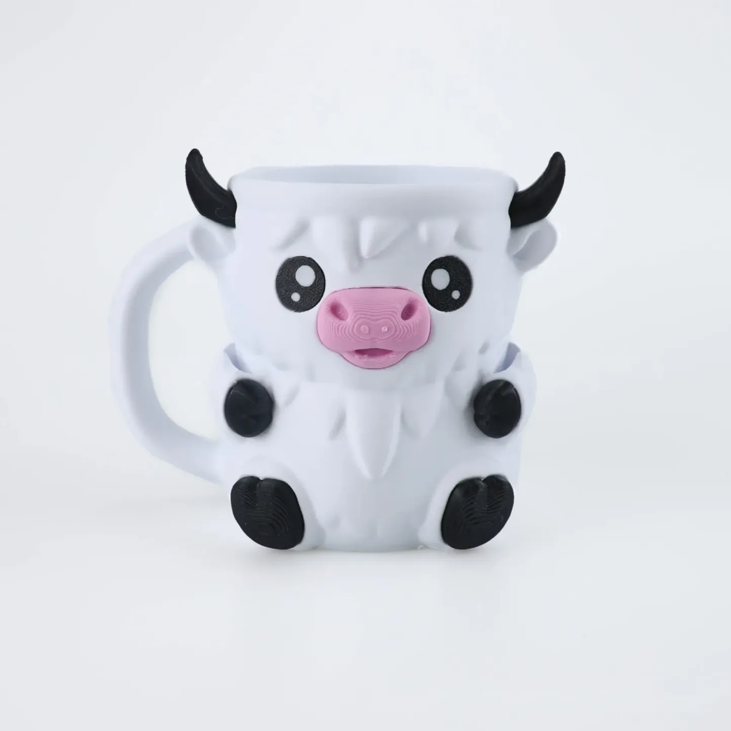 Christmas Gifts Cute Cow Style Ice Cream Pint Holder with Handle and Spoon – Reusable Antifreeze Cooler Sleeve for Ice Cream, Drinks, and Desserts – Funny Cow Gifts for Ice Cream Lovers - MyMoonLampUk