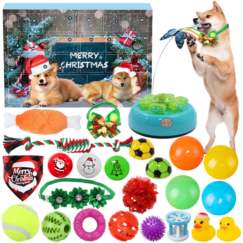 Christmas Countdown Calendar Cat Toy Advent Calendar Christmas Gift for Pet Lovers - MyMoonLampUk