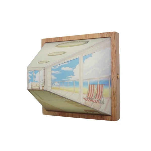 Magic Frame Transforms from 2D to 3D Light Changing Angle Frame Using the vision error technique