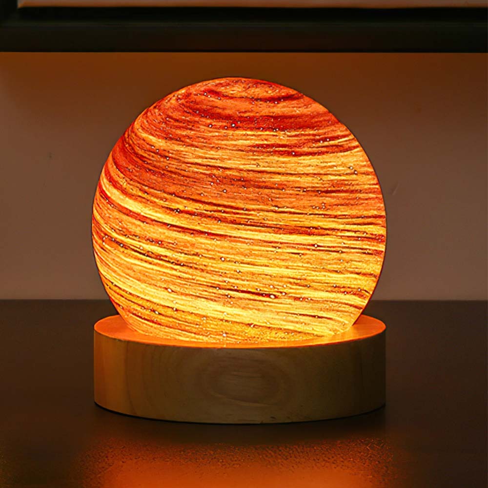 Planet Lamp Fantasy Rainbow Planet Table Lampshade Creative Romantic Sunset Couple Morning and Evening Night - photomoonlamp