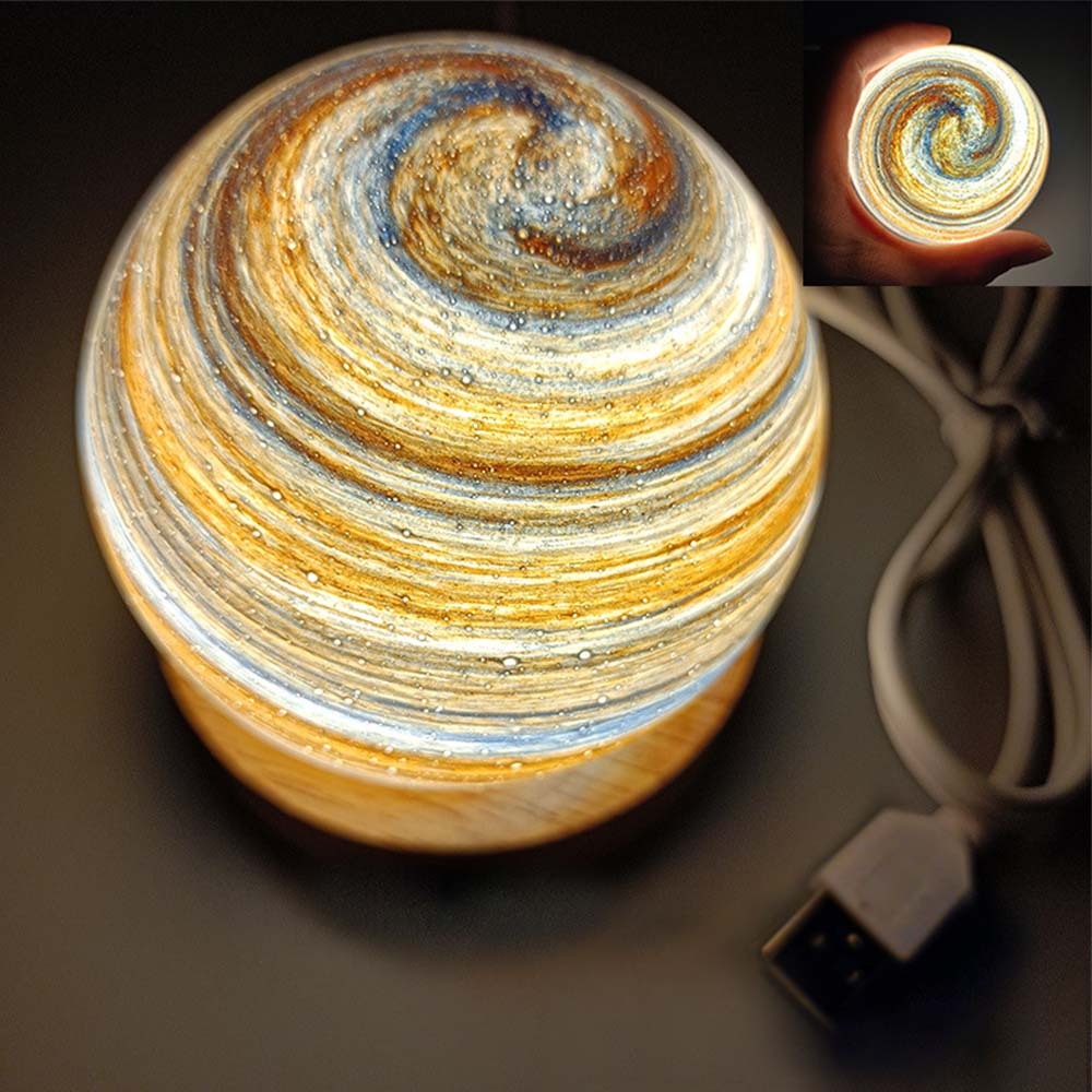 Planet Lamp Fantasy Rainbow Planet Table Lampshade Creative Romantic Sunset Couple Morning and Evening Night - photomoonlamp