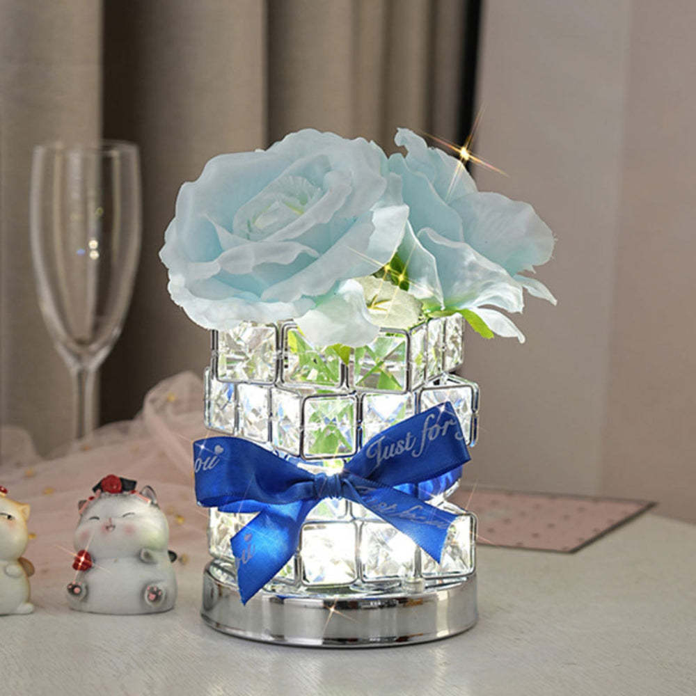 Romantic Rose Night Light Cube Flower Lamp Gifts for Lover - mymoonlampuk