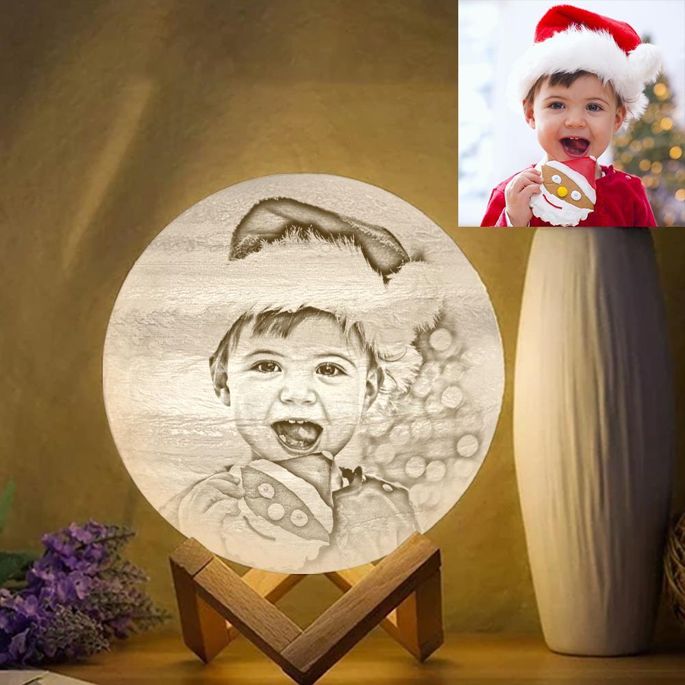 Custom Creative 3D Printed Jupiter Lamp Personalised Gift For Baby - Touch Two Colors (10-20cm)