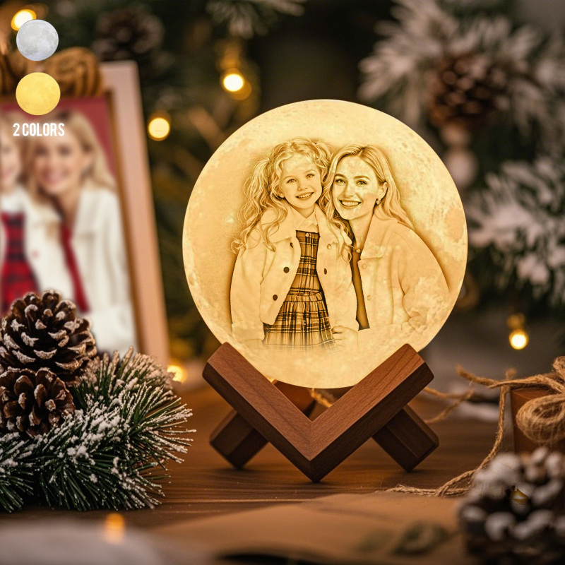 Engraved Photo Lamp Two Colors Magic Lunar Customized Earth Lamp Engraved Photo Lamp Two Colors Magic Lunar Customized Earth Lamp
