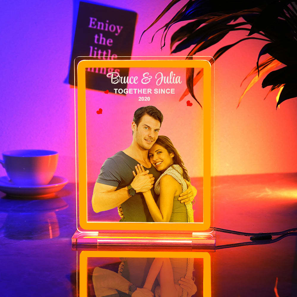 Custom Photo Neon Light With Multiple Color Options Best Gift For Valentine - mymoonlampuk