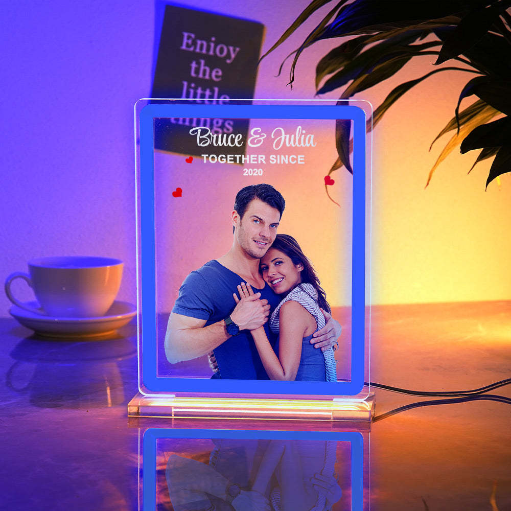 Custom Photo Neon Light With Multiple Color Options Best Gift For Valentine - mymoonlampuk