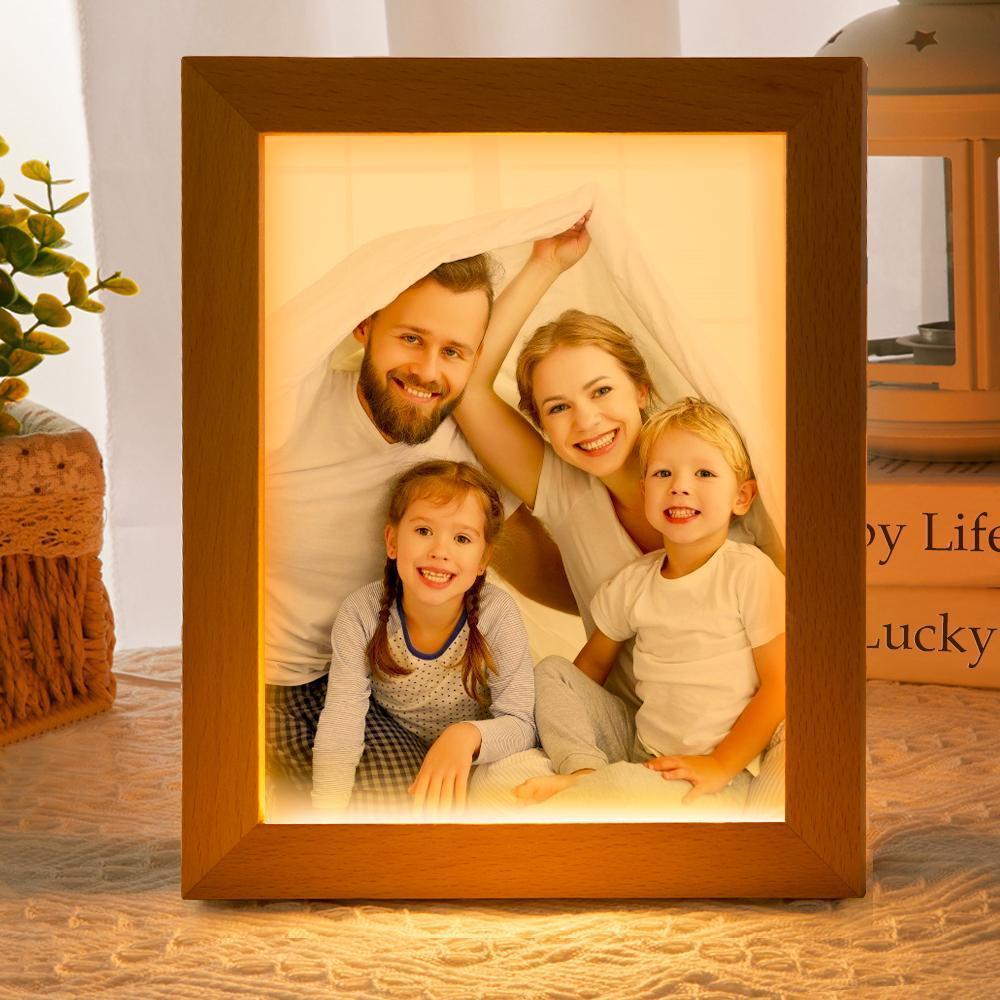 Mother's Day Gifts Custom Photo Night Light Personalised Acrylic Led Lamp Gift for Her