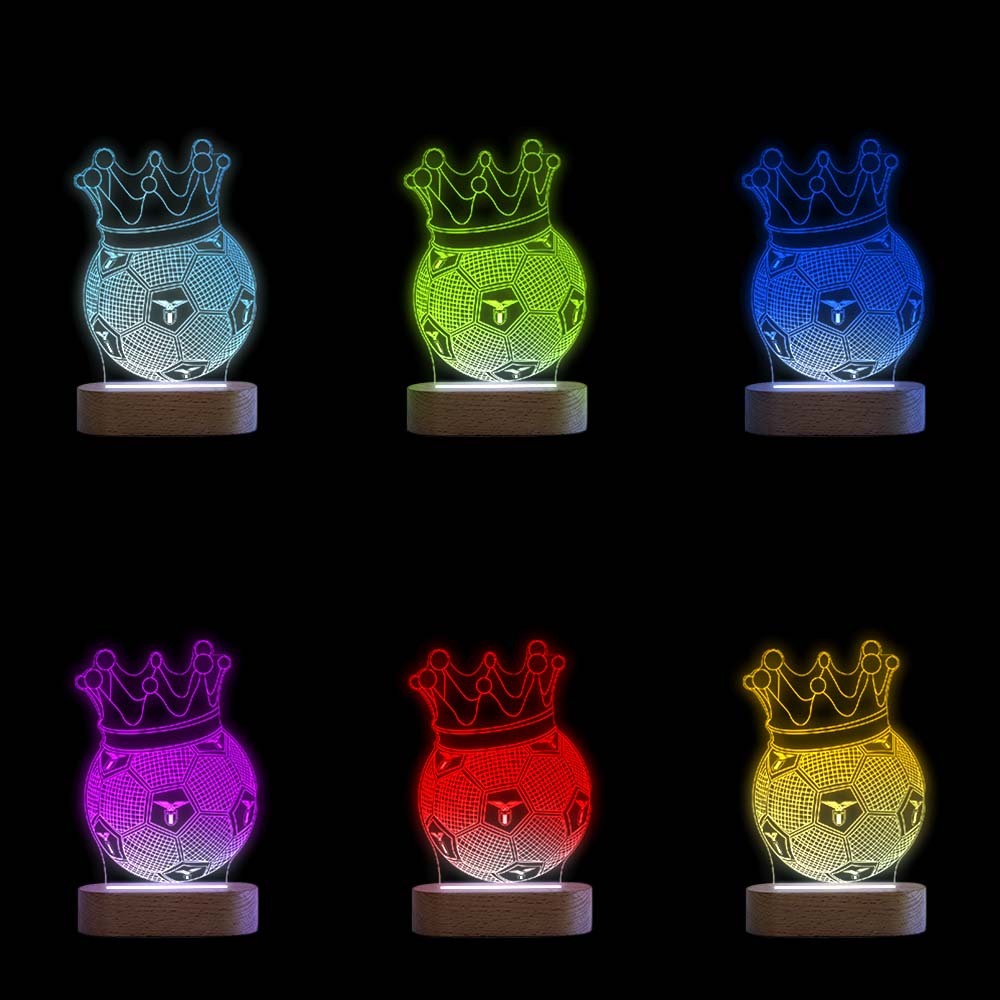 Custom Logo Acrylic Night Light Football Design, Gifts For Fans, Birthday Gifts For Kids - mymoonlampuk
