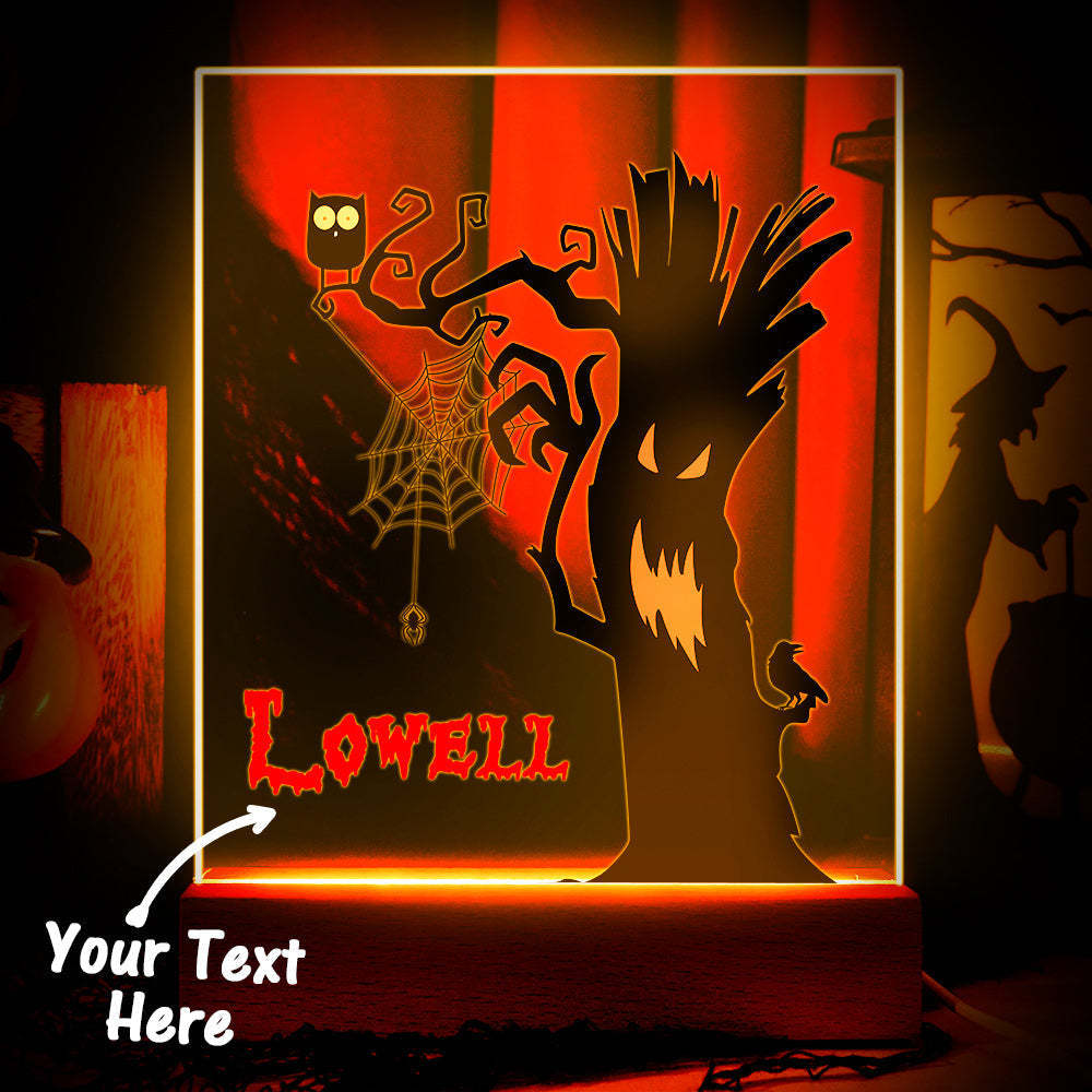 You could add your son name on the custom night light