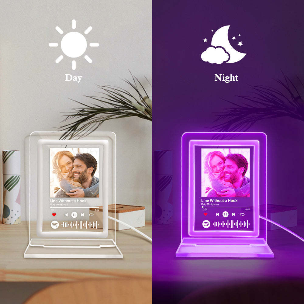 Custom Spotify Night Light Personalized Music Plaque Gifts for Lovers - mymoonlampuk