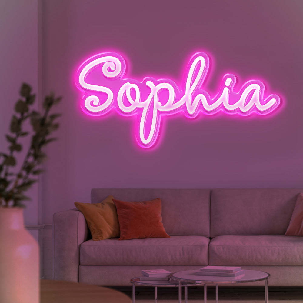 Personalized Name Neon Sign Custom Home Wall Decorations Light Sign Birthday Party Gift - mymoonlampuk