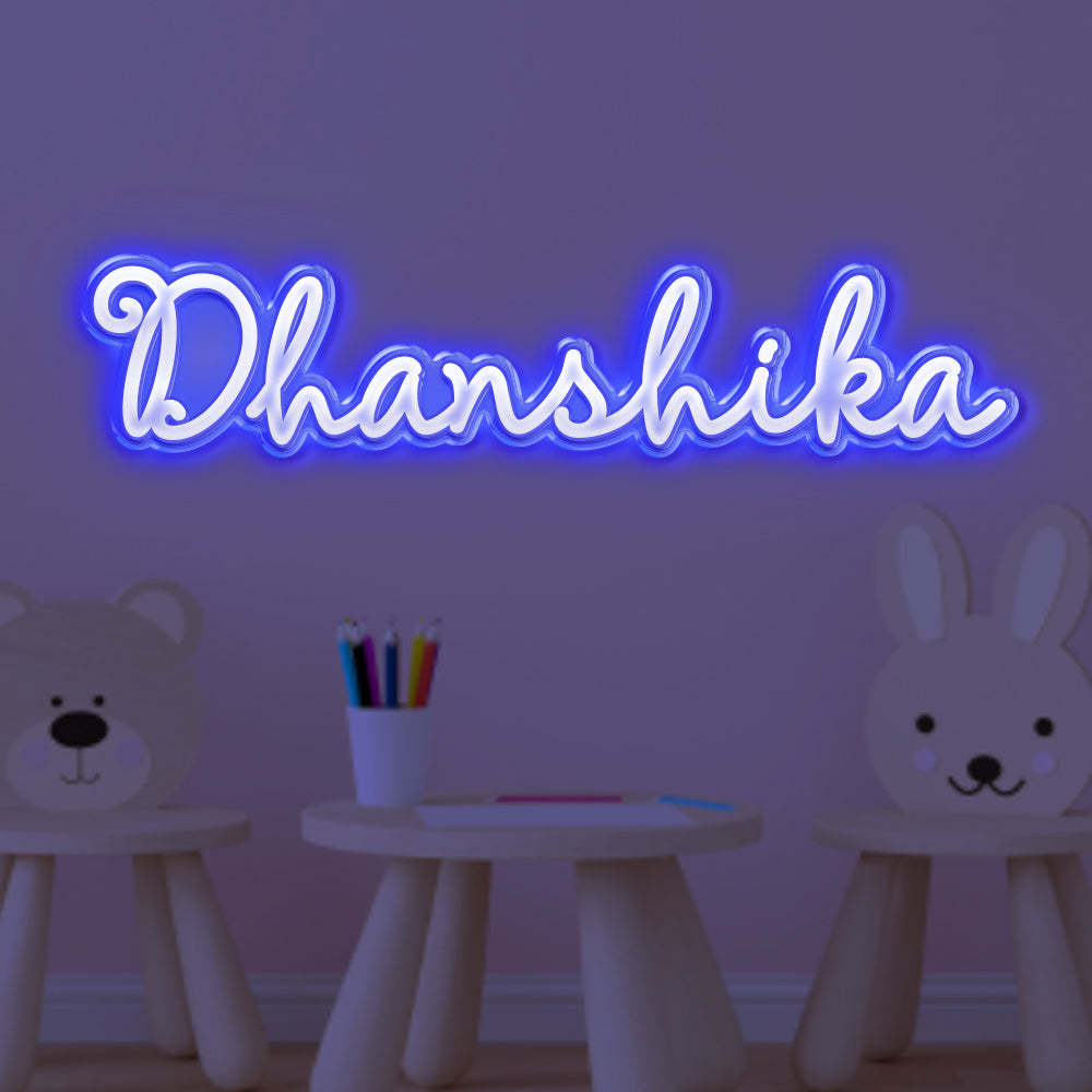 Personalized Name Neon Sign Custom Home Wall Decorations Light Sign Birthday Party Gift - mymoonlampuk