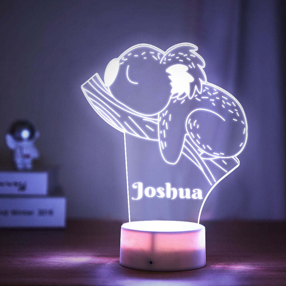 Koala LED Night Light Personalized Name Sign For Kids Bedroom Decor - mymoonlampuk
