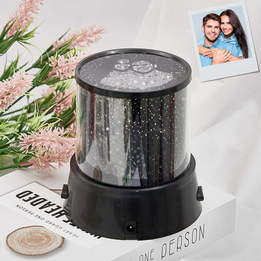 Personalised Photo Night Light Projector Valentine's Day Gift for Lover - mymoonlampuk