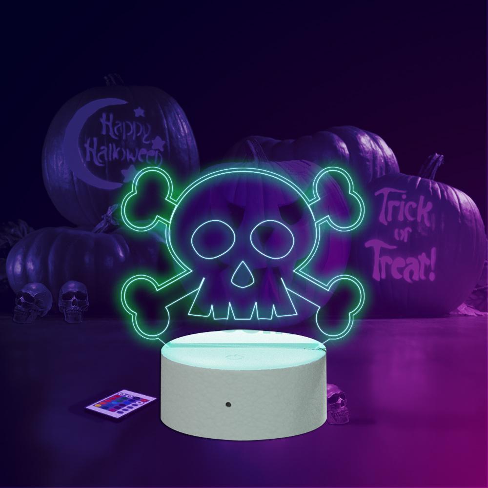 Halloween Skull Night Light,Halloween Party Decorations