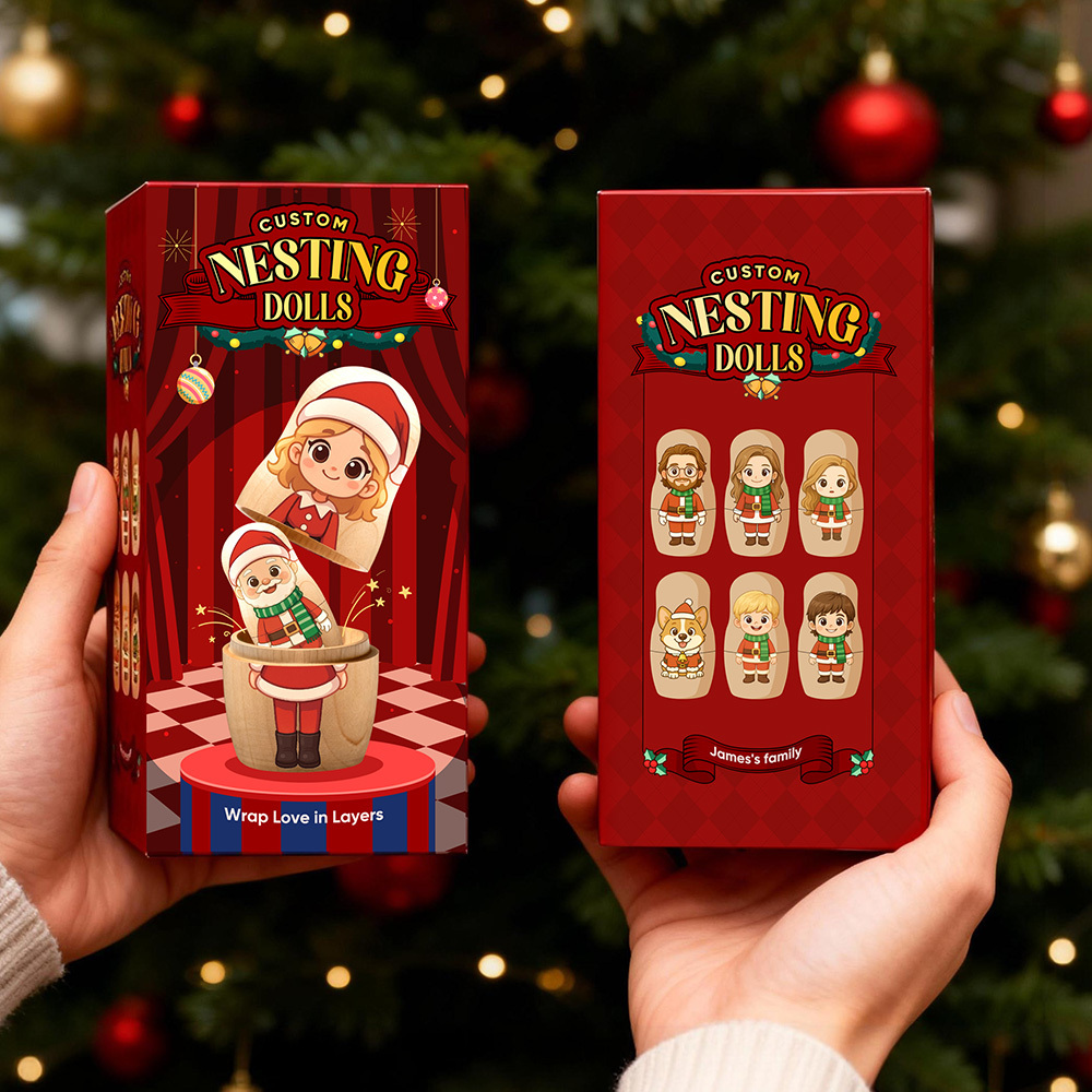 Custom Exclusive Packaging for Nesting Dolls - MyMoonLampUk